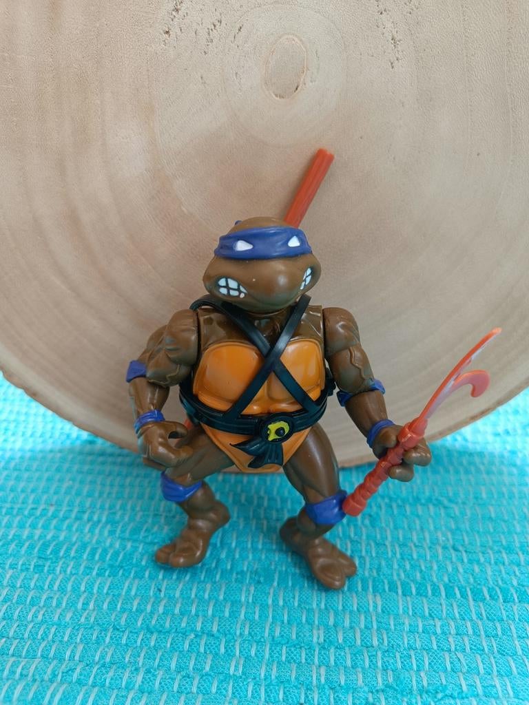 Vintage TMNT Donatello 1988 Playmates — Avec Bō Staff — Orig, Enlèvement