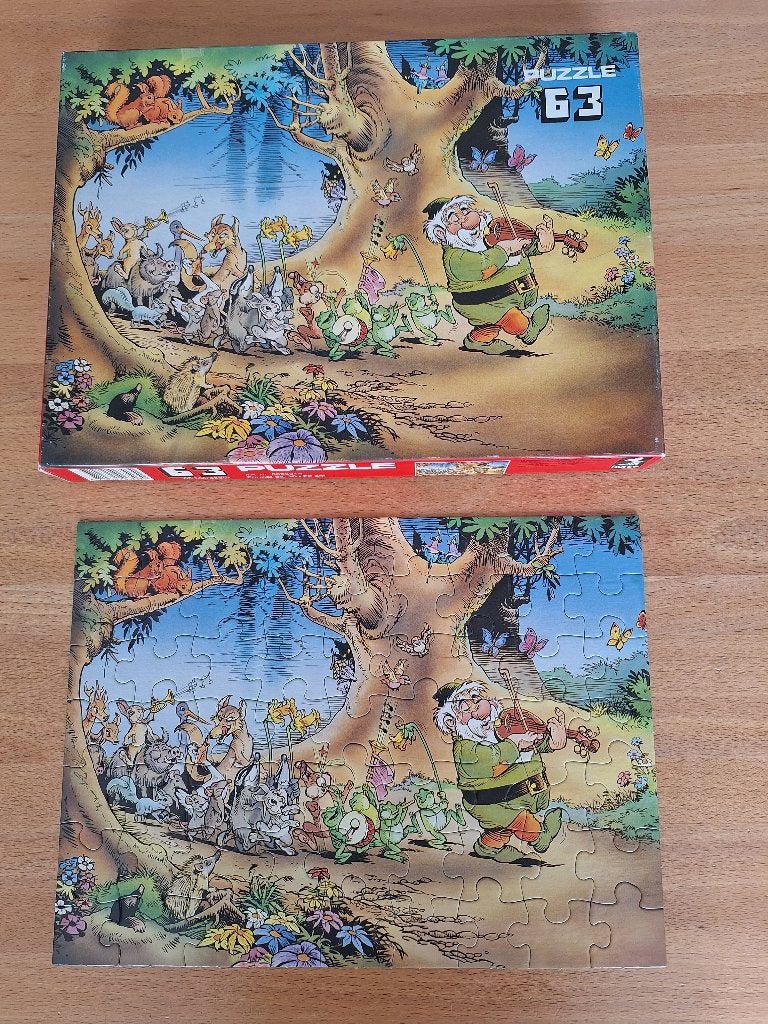✪ puzzel - 63 st, Ophalen of Verzenden, Gebruikt