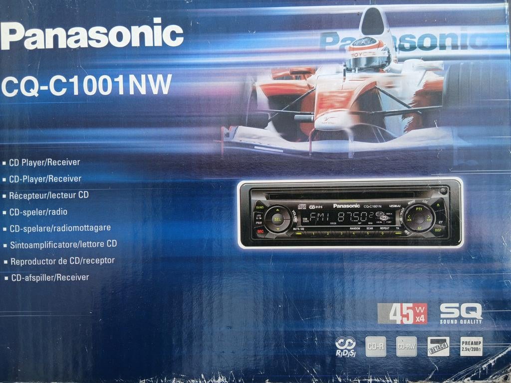 Autoradio / Cd Panasonic, Auto diversen, Autoradio's, Ophalen of Verzenden, Nieuw