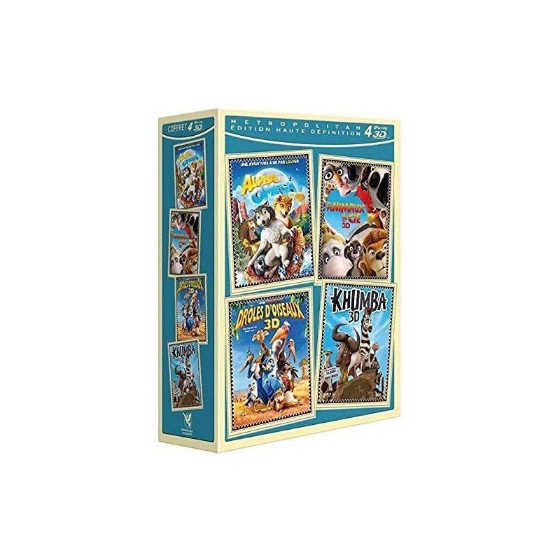 Coffret enfants 3D (4 FILMS ) EN BLURAY