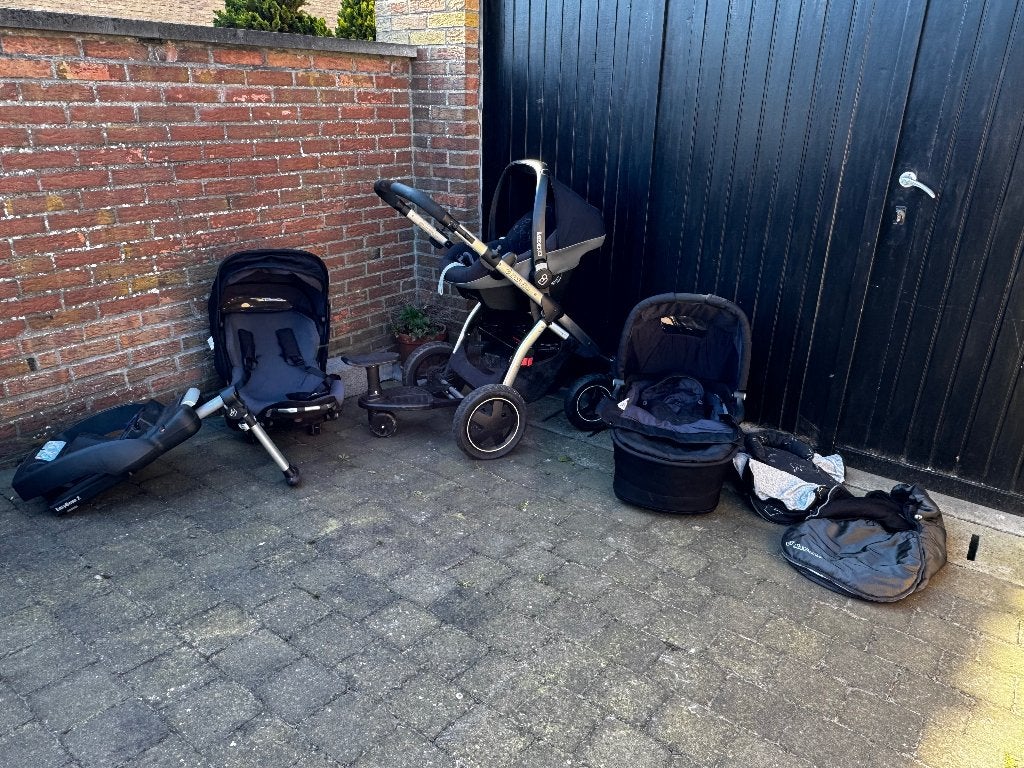 Buggy met accesoires en isofix, Ophalen, Gebruikt, Maxi-Cosi, Regenhoes