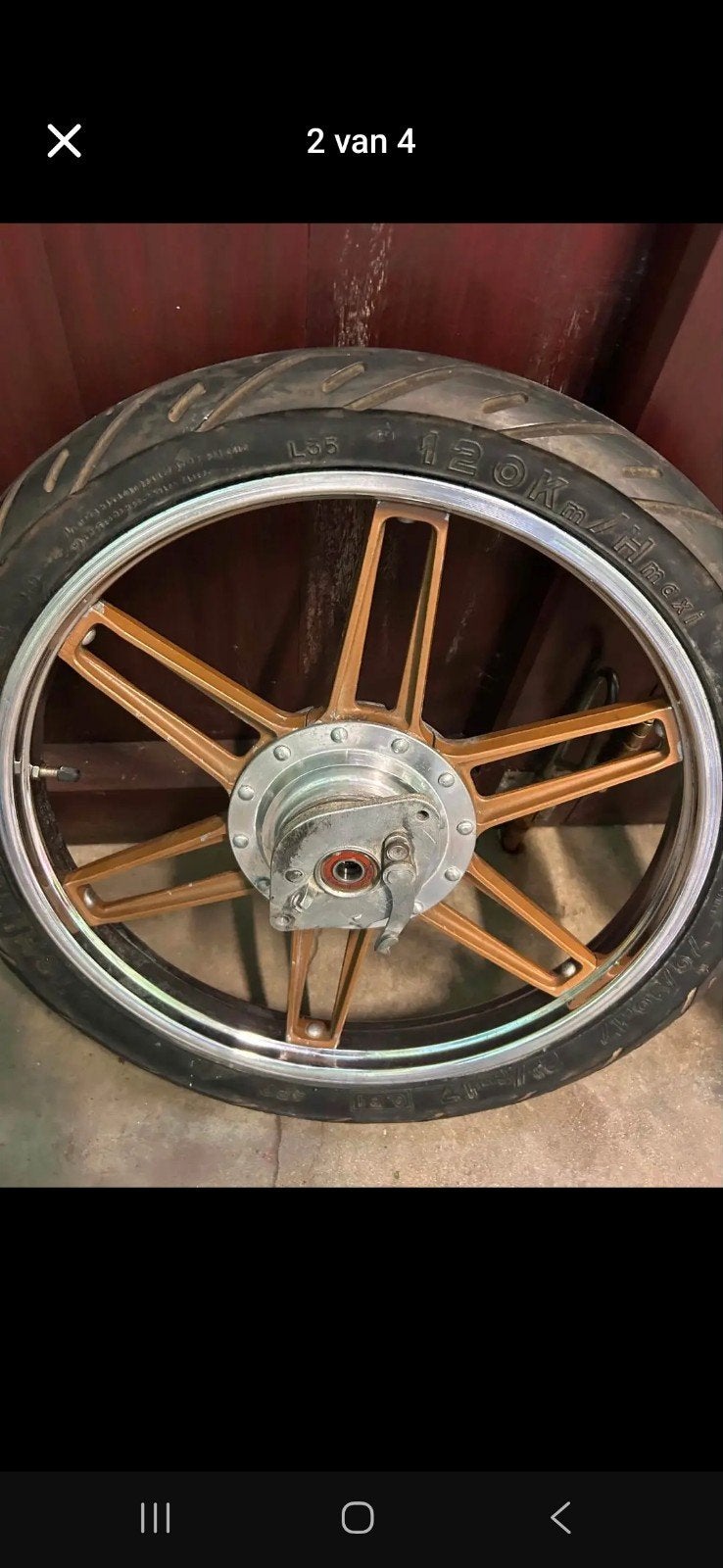 regida set velgen met remplaten en banden, Motoren, Ophalen