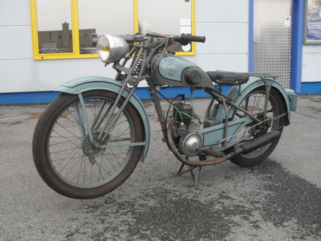 oldtimer motor Peugeot type 57TS van 1954, Occasion, 125 cm³, Manuelle