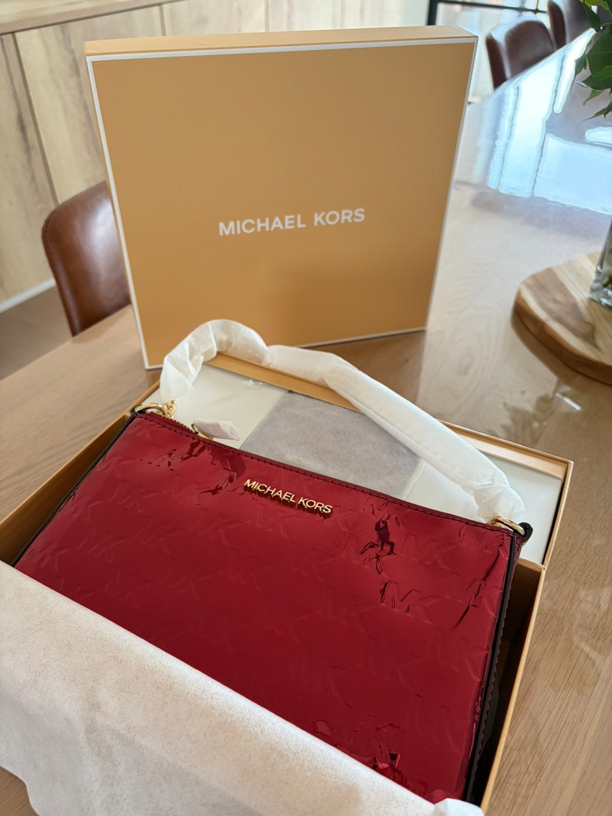 Michael Kors Schoudertas – Nieuw, Enlèvement ou Envoi, Neuf, Rouge, Sac à main