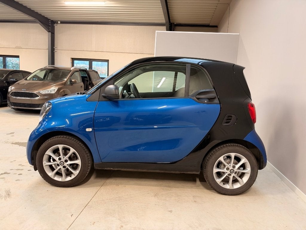 Smart ForTwo 1.0i Perfect Airco BT Slechts 23000km!, Auto's, Dealer onderhouden, Blauw, Bedrijf, 2 deurs