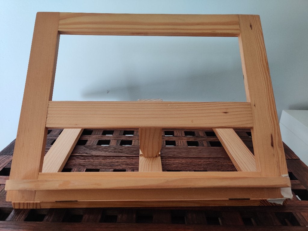 Porte-livres en bois pratique, réglable et pliable, Neuf, Autres styles, Pliant, Enlèvement