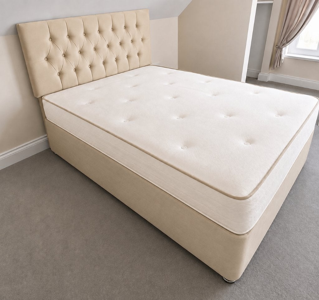 bed en matras, Huis en Inrichting, Slaapkamer | Bedden, Verzenden, Nieuw, Tweepersoons, Overige kleuren