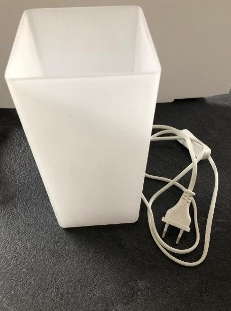 Veilleuse LED et/ou lampe de buffet, Blanc, Avec interrupteur, Comme neuf, Verre