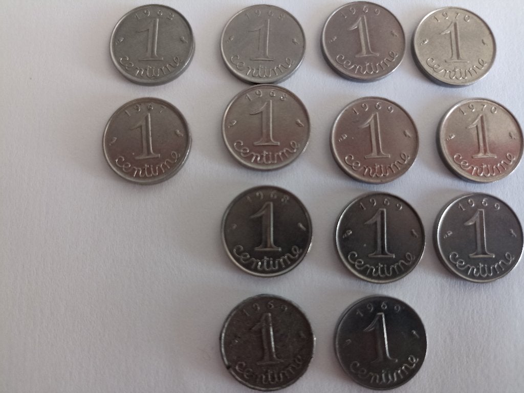 Lot de 150 pièces anciennes, Enlèvement