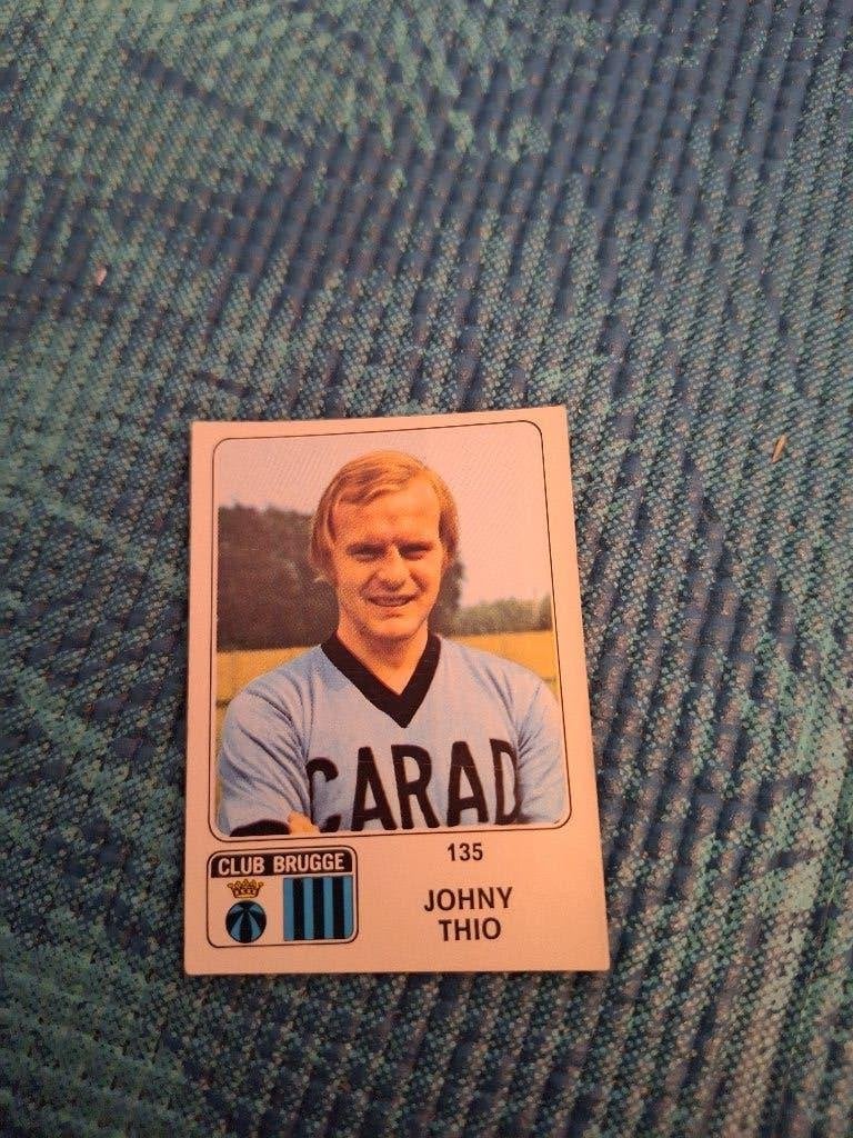 Club Brugge, Johny Thio, panini 73-74, Ophalen of Verzenden