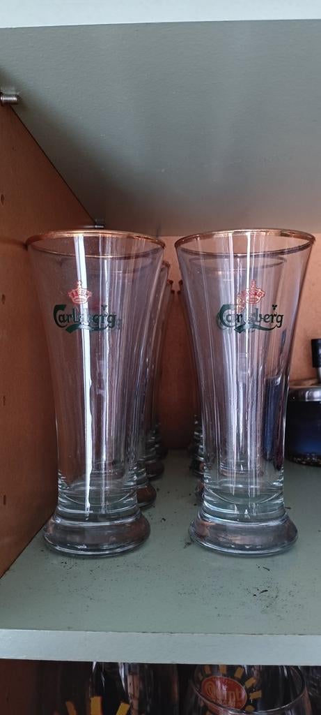 Bierglazen Carlsberg per stuk 1eu, Ophalen
