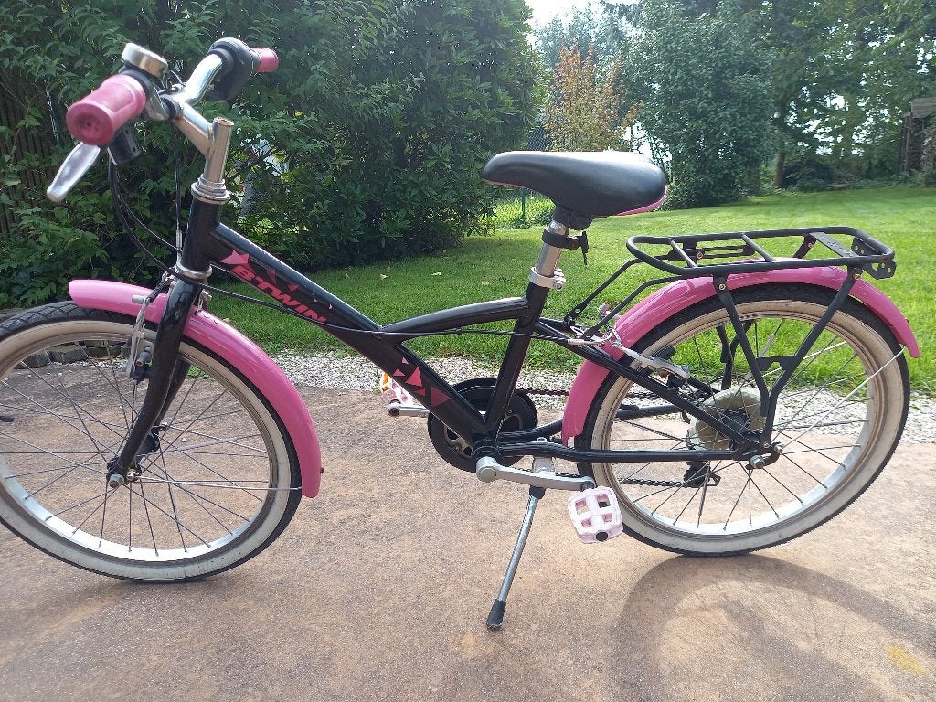 Kinderfiets 20 inch, Ophalen, B-TWIN, Schijfrem, 16 tot 20 inch