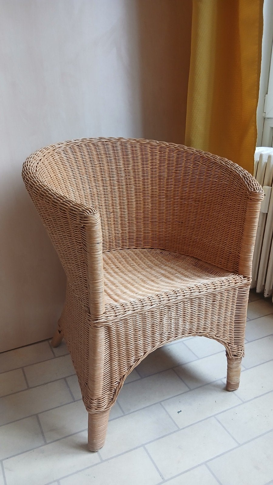 Fauteuil vintage en Rotin, Enlèvement