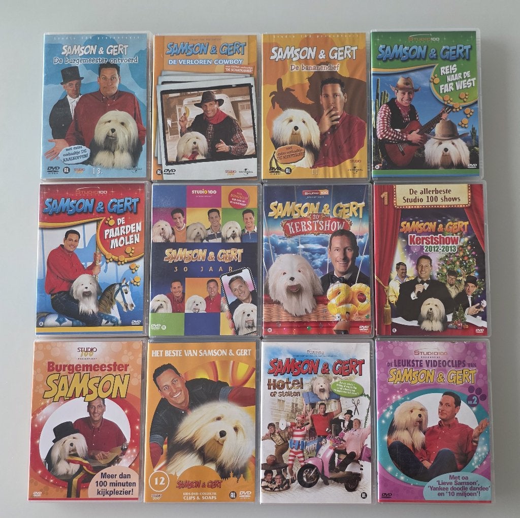 Studio 100 DVD 's : Samson & Gert en Big & Betsy, Enlèvement ou Envoi