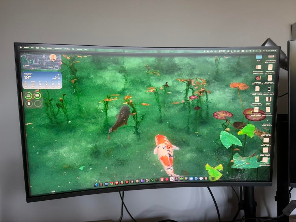 2x Samsung LC32JG56QQUXEN – 32” QHD Curved Gaming Monitor, Informatique & Logiciels, Moniteurs, Comme neuf, DisplayPort, HDMI