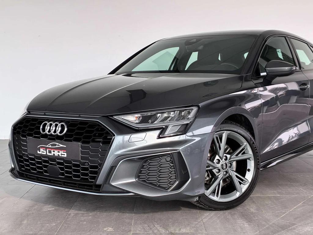Audi A3 SPORTBACK2.0TDi FULL SLINE-1ERPRO-COCKPIT-JANTES18, Autos, Argent ou Gris, Achat, Euro 6, Entreprise