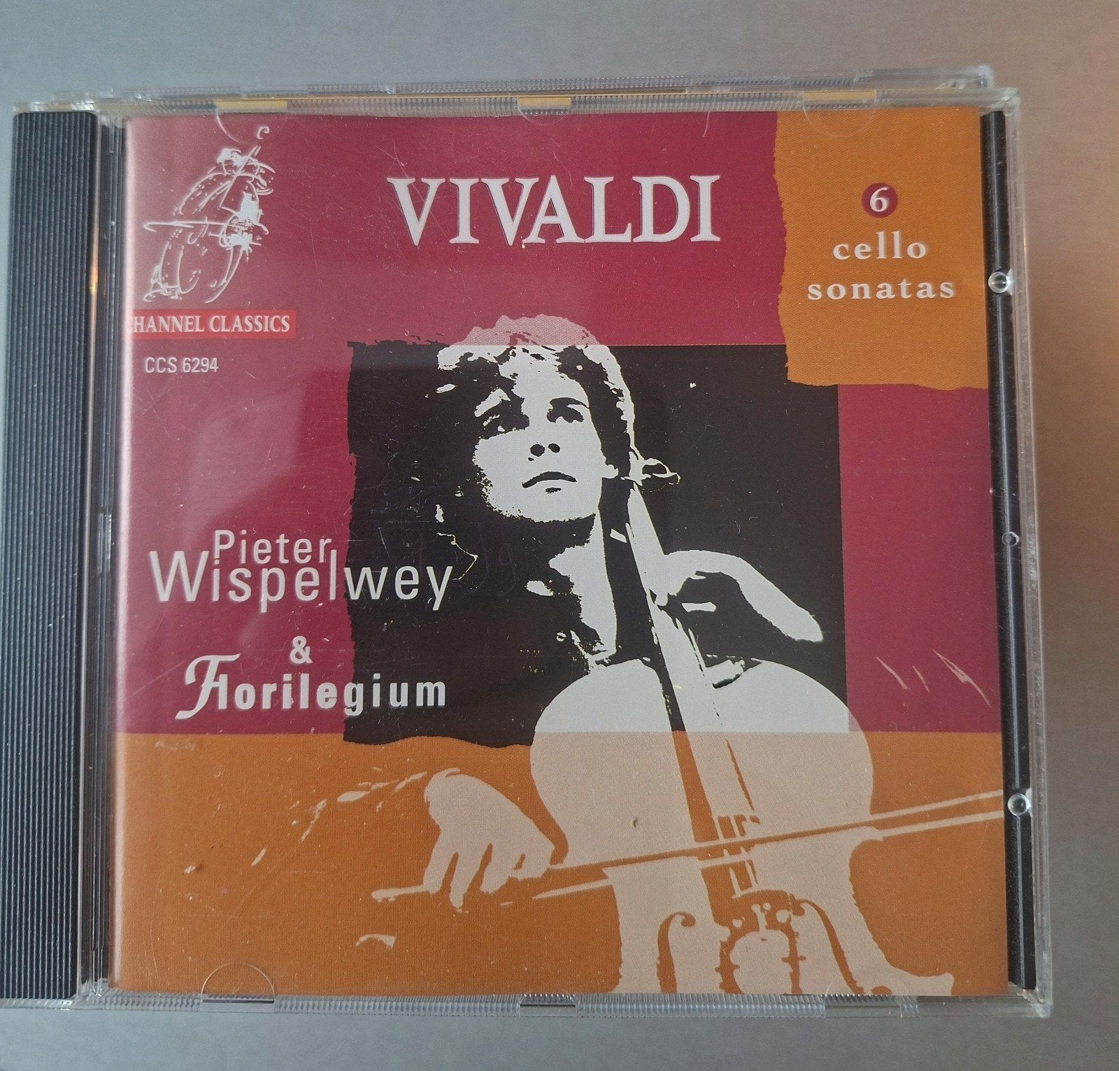 Cd. Vivaldi.  Cello Sonatas (Channel, Wispelwey)., Cd's en Dvd's, Cd's | Klassiek, Ophalen of Verzenden
