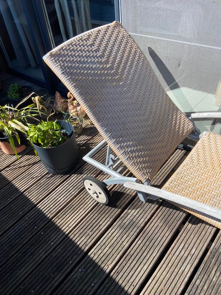 Ligzetel, Tuin en Terras, Ligbedden, Ophalen, Zo goed als nieuw
