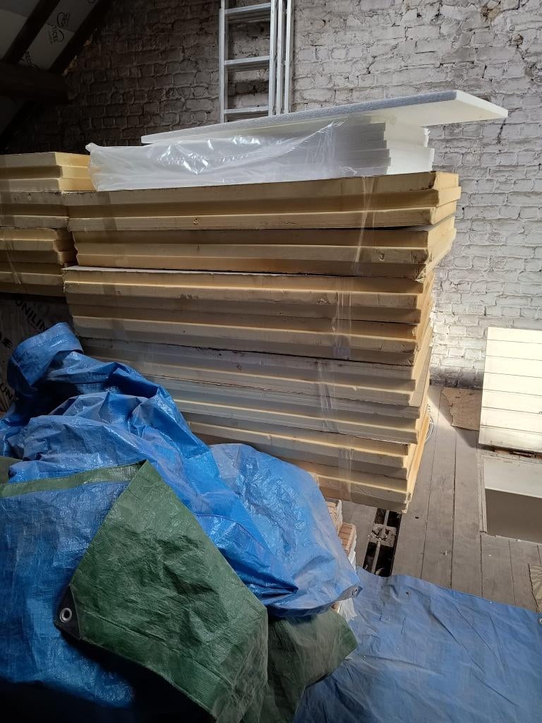 Isolant Unilin 12cm, Ophalen, Dakisolatie, Zo goed als nieuw, Hardschuim (Pir)