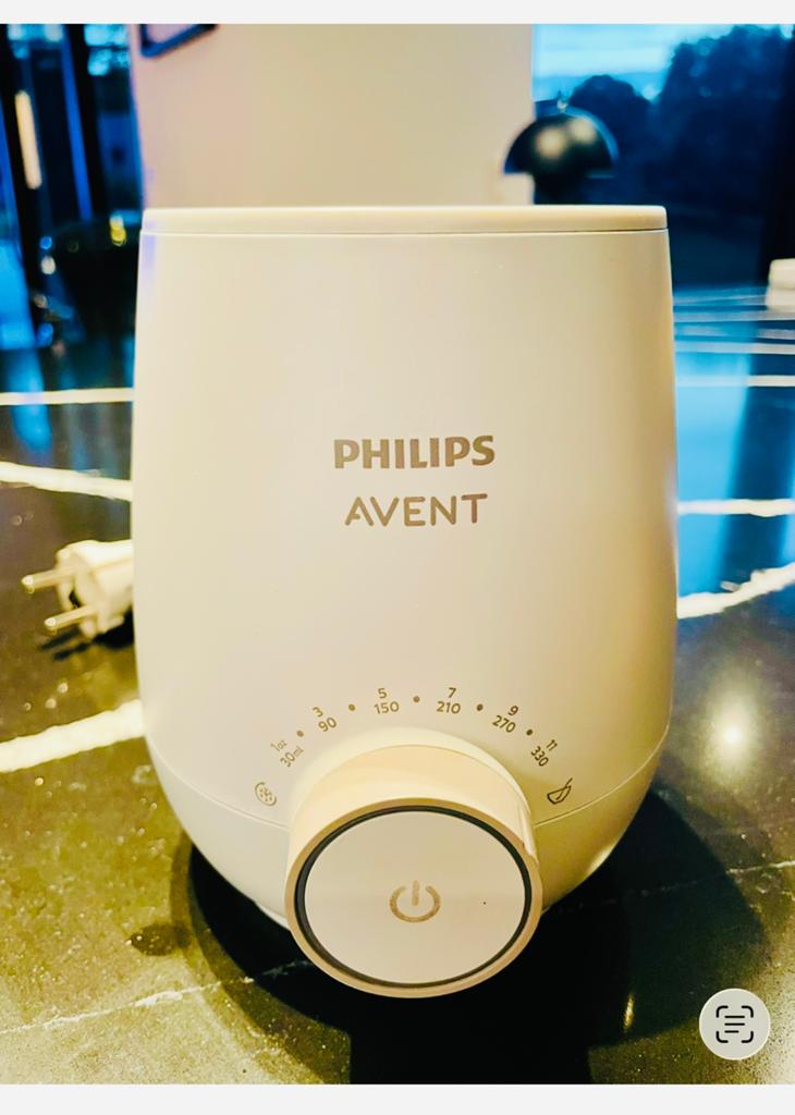 AVENT flessenwarmer en 2 sets BEABA melkmaatbekers, Kinderen en Baby's, Babyvoeding en Toebehoren, Ophalen, Zo goed als nieuw