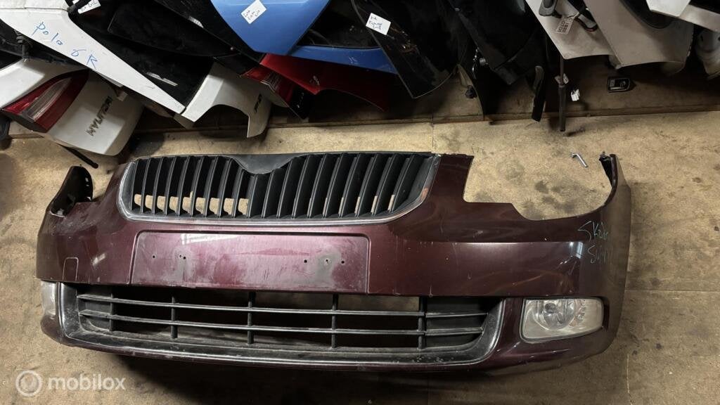 Voorbumper Skoda Superb Combi 3T ('10-'15), Auto-onderdelen, Carrosserie, Bumper, Skoda, Voor, Gebruikt, Ophalen