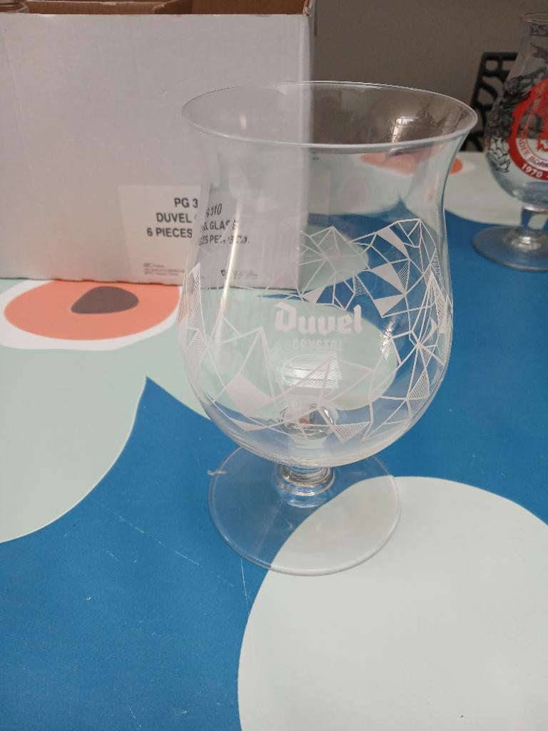 Duvel glas crystal, Enlèvement, Comme neuf, Verre à bière