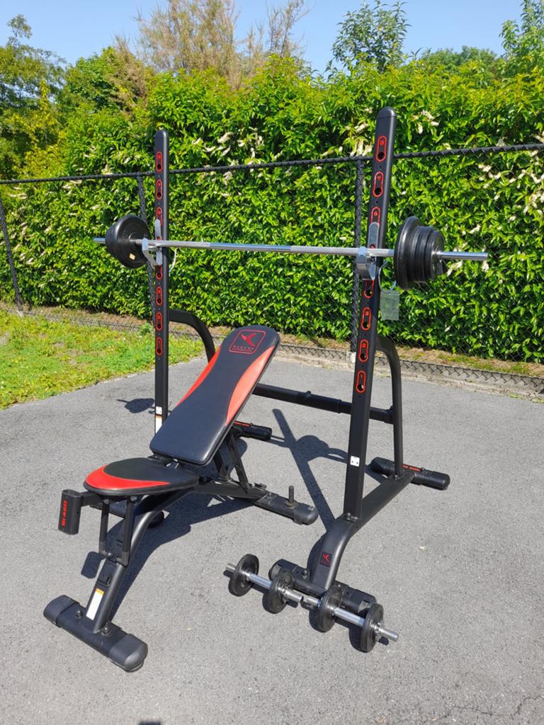 Complete Homegym - Topstaat!, Ophalen, Halterschijven