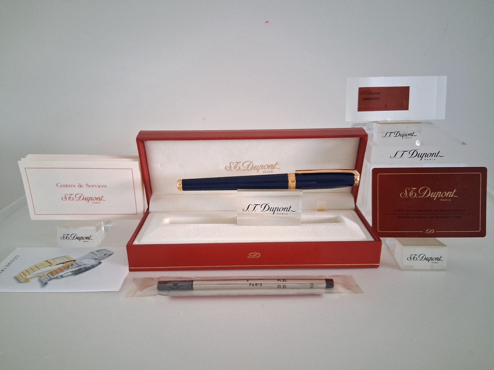 Dupont Roller Balpen  FIDELO  Kleur BLAUW NIEUW, Ophalen of Verzenden, Nieuw, Balpen, Overige merken