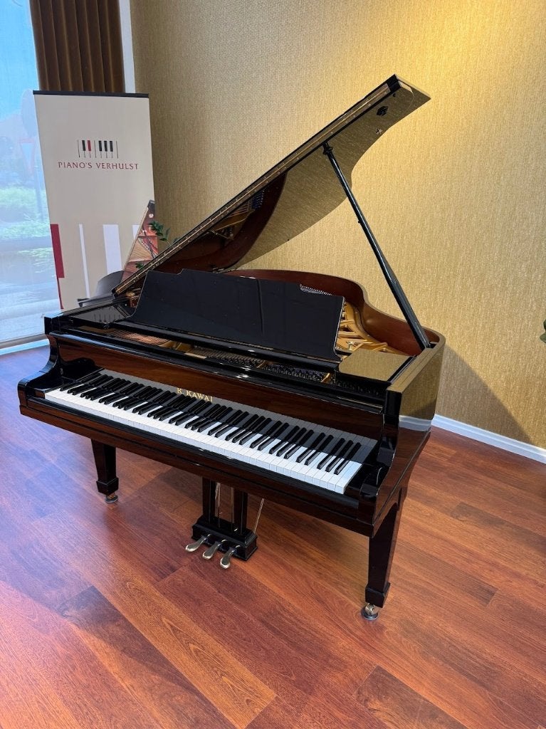 K. Kawai vleugelpiano volledig gereviseerd, Muziek en Instrumenten, Piano's, Verzenden, Zwart, Zo goed als nieuw, Hoogglans