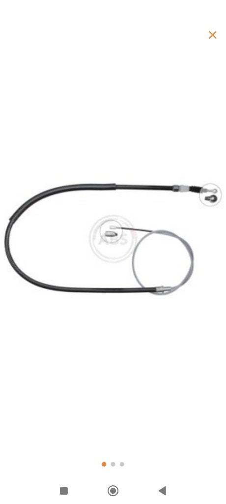 VW Jetta handremkabel, Ophalen, Nieuw, Volkswagen