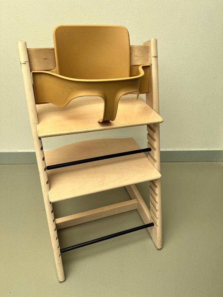 Stokke TrippTrapp met babyset, Ophalen, Gebruikt, Meegroeistoel, Aanschuifbaar
