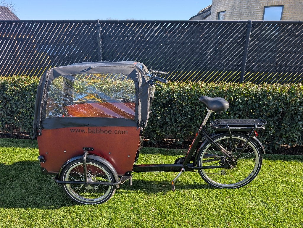Bakfiets Babboe Big E, Fietsen en Brommers, 4 kinderen of meer, Gebruikt, Elektrisch, Ophalen