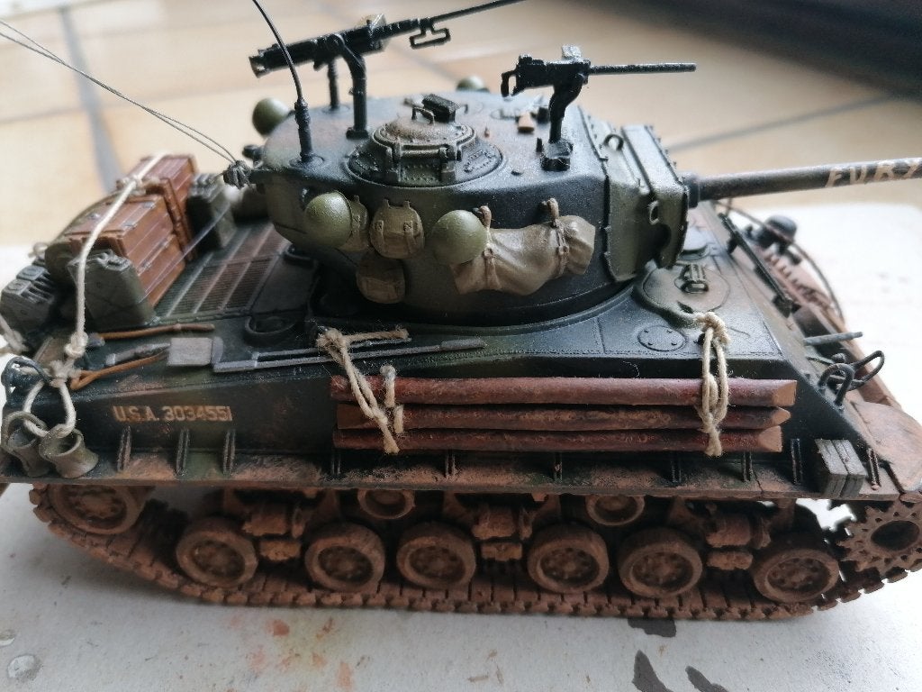 WWII Sherman tank Fury, Enlèvement