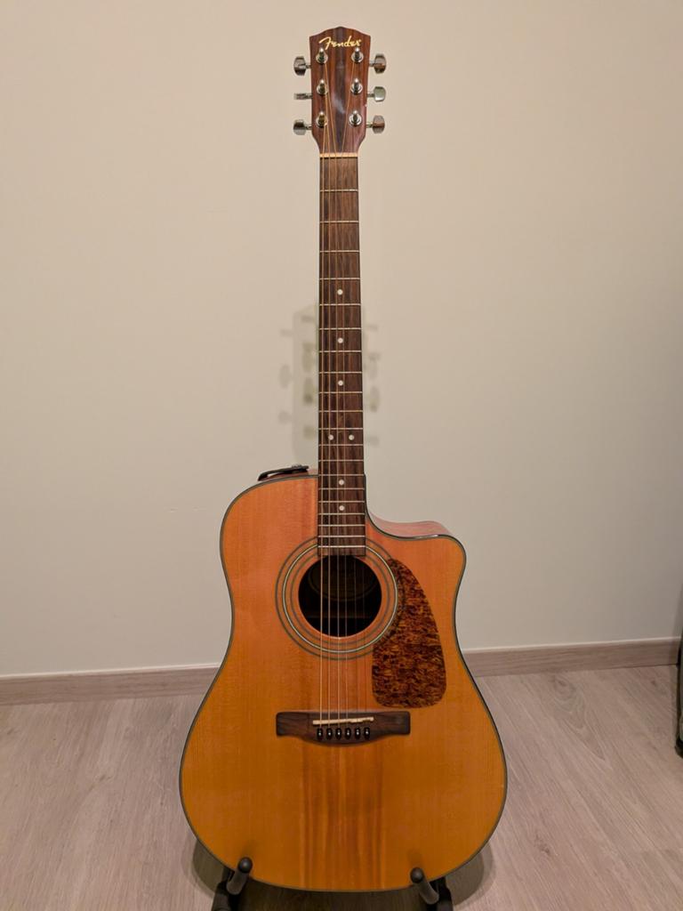 Guitare acoustique Fender + ampli+ housse, Musique & Instruments, Enlèvement