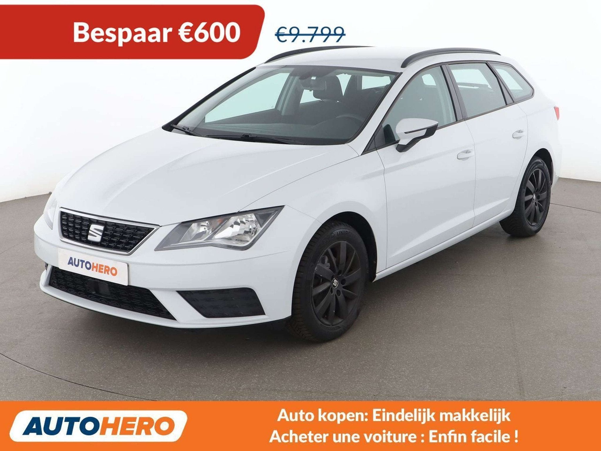 SEAT Leon 1.0 TSI Reference (bj 2019), Auto's, Voorwielaandrijving, Stof, Gebruikt, Overige brandstoffen