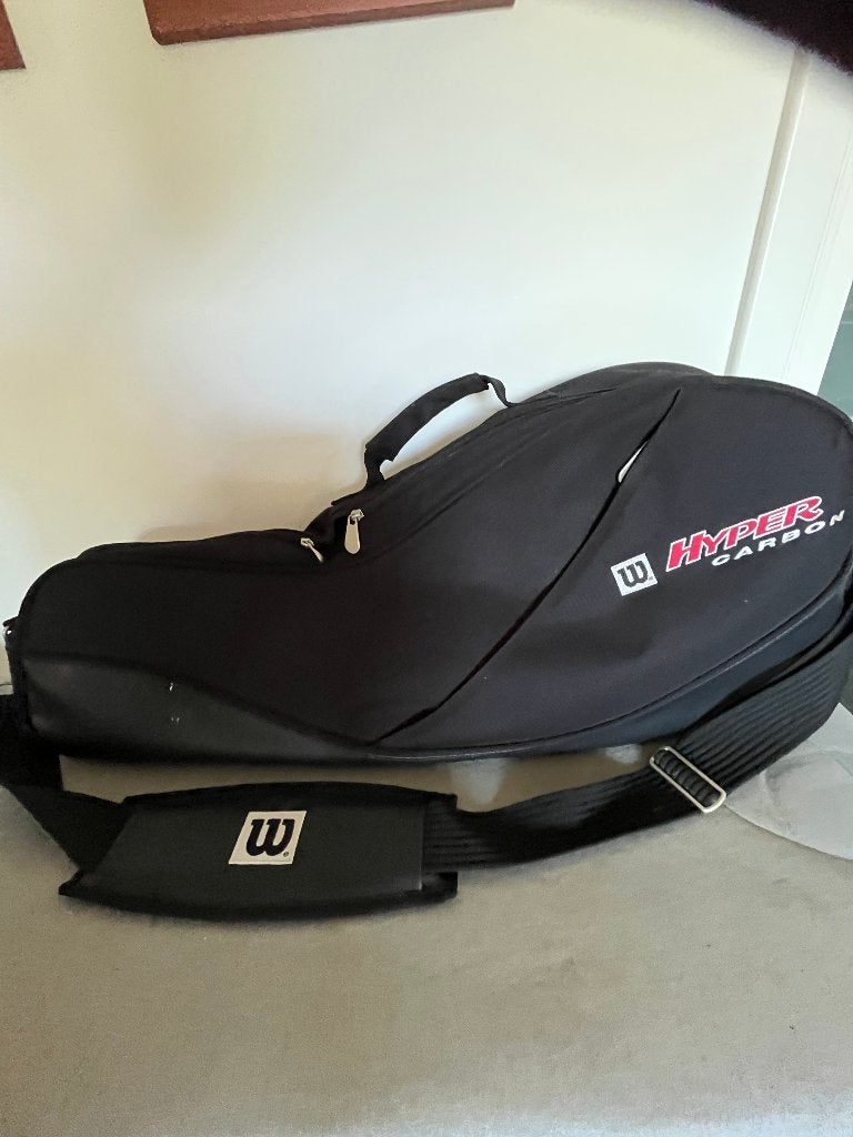 Tenniszak Wilson Zwart, Ophalen, Gebruikt, Unisex volwassen