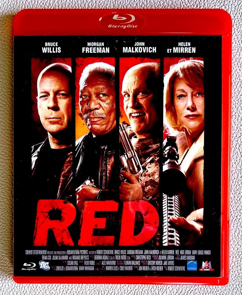 RED (B.Willis, Morgan Freeman, J.Malkovich) + 58 Min.Bonus, Avec suppléments, Action, Enlèvement ou Envoi, Film
