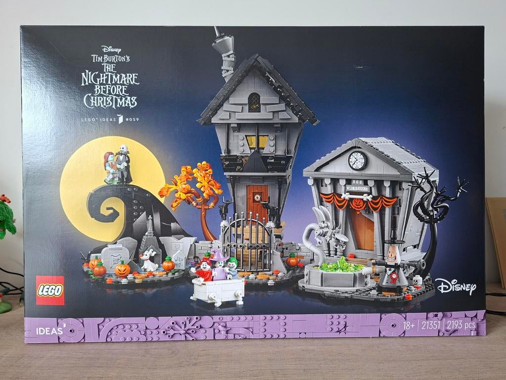 Lego Ideas 21351 Tim Burton's The Nightmare Before Christmas, Lego, Nieuw, Ophalen of Verzenden, Ideas