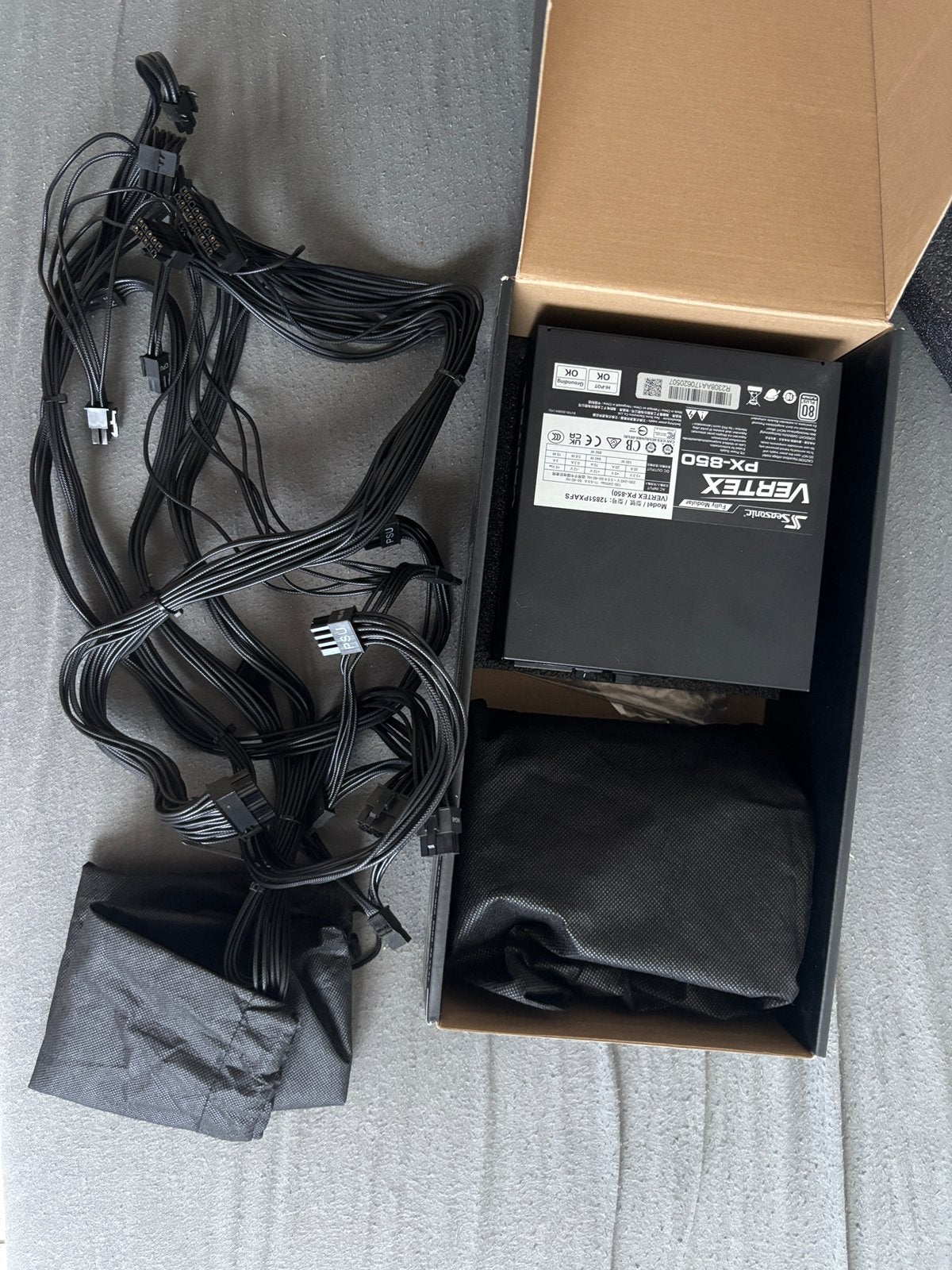 Seasonic Vertex 850W Platinum PC-voeding, Computers en Software, Ophalen, Zo goed als nieuw