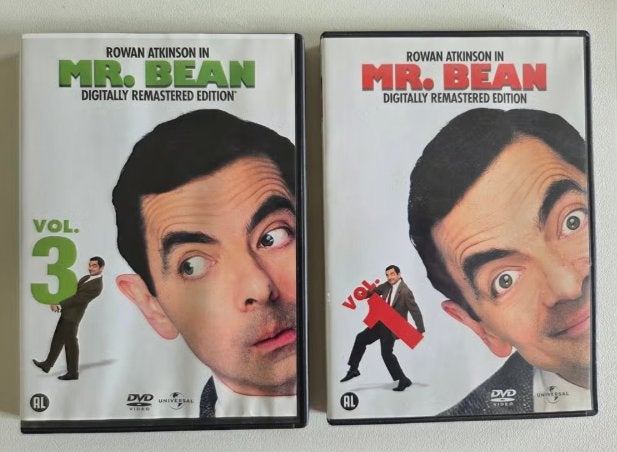 Dvd Mr Bean vol. 1 en 3, Cd's en Dvd's, Ophalen, Zo goed als nieuw, Britse komedie