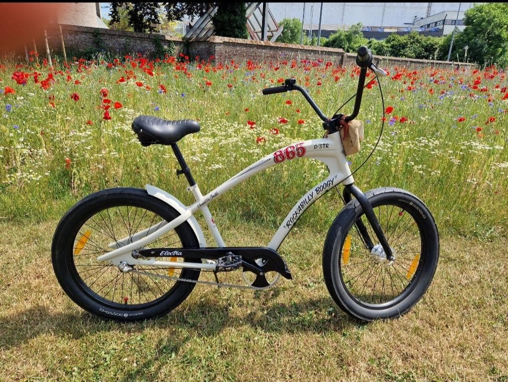 rockabilly boogie elektra, Fietsen en Brommers, Fietsen | Cruisers en Lowriders, Ophalen, Cruiser