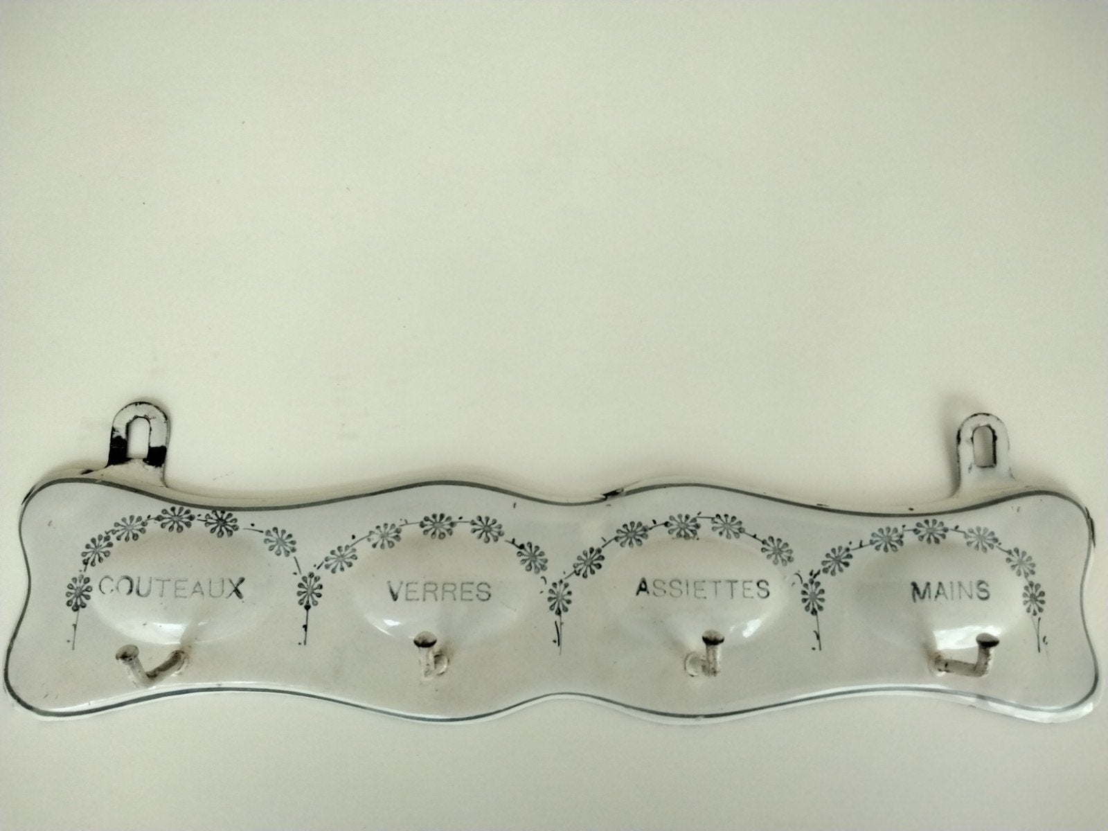 Ancienne plaque en métal émaillé., Antiquités & Art, Enlèvement ou Envoi