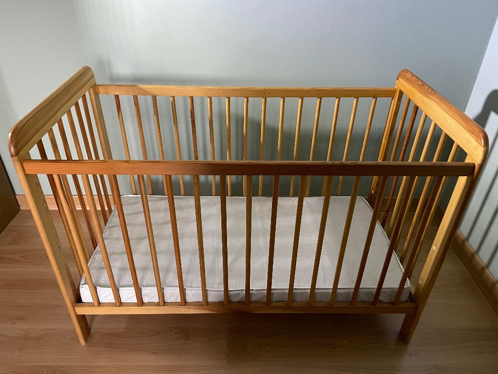 berçeau, Enfants & Bébés, Chambre d'enfant | Lits, Moins de 70 cm, Comme neuf, Sommier à lattes, Enlèvement