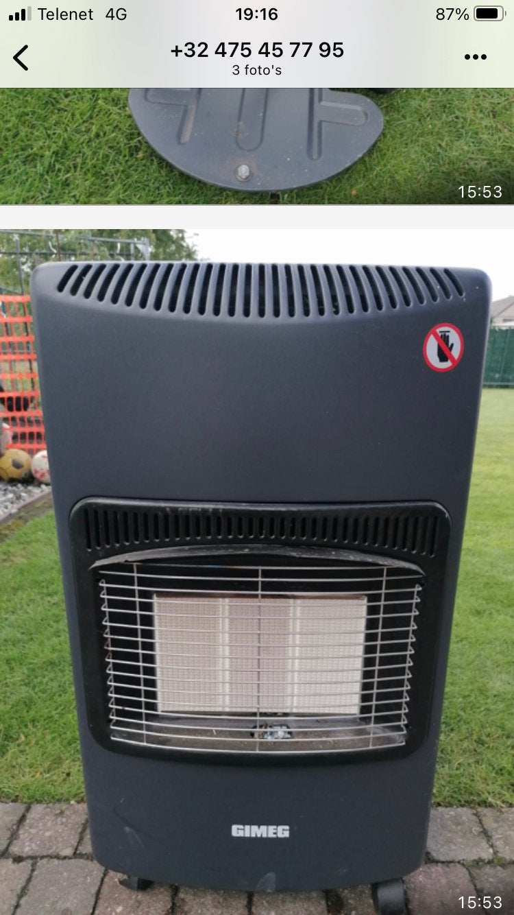 Verwarming, Ophalen, Zo goed als nieuw