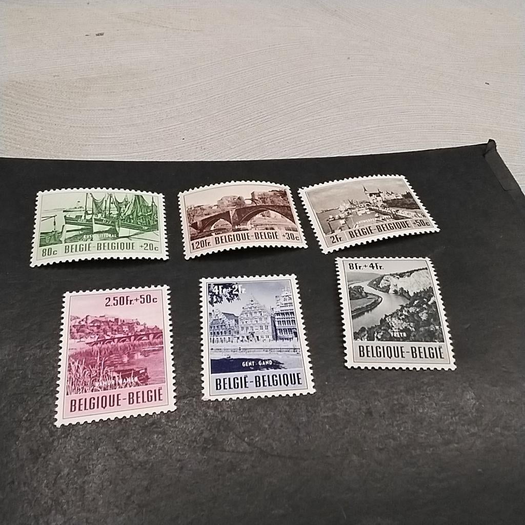 BELGIE 918/923 scharnier met cote 45,00 €, Postzegels en Munten, Ophalen of Verzenden