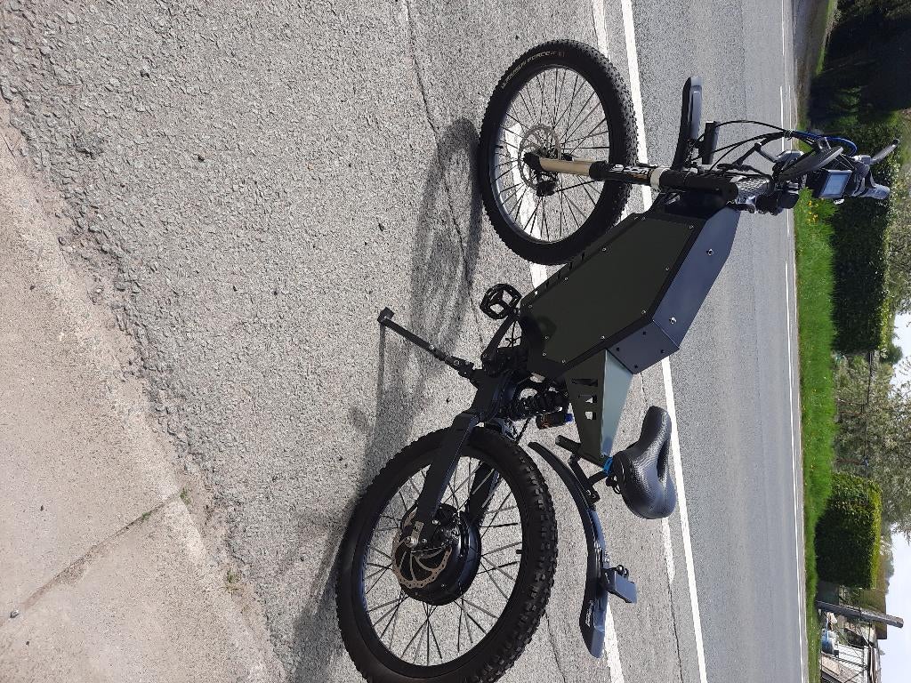 Vélo électrique puissant – 72V / 3000W, Fietsen en Brommers, Zo goed als nieuw, 51 tot 55 cm, 50 km per accu of meer, Ophalen