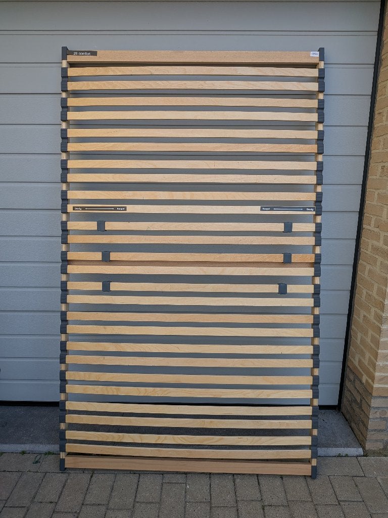 lattenbodem, gratis, Huis en Inrichting, Slaapkamer | Matrassen en Bedbodems, Ophalen, Zo goed als nieuw, Twijfelaar, 120 cm