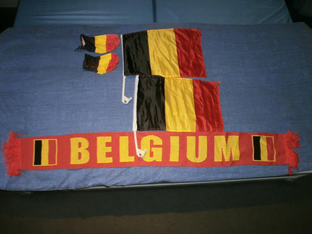SUPPORTER DES DIABLES ROUGES BELGIQUE. LOT AUTO, Enlèvement ou Envoi, Utilisé