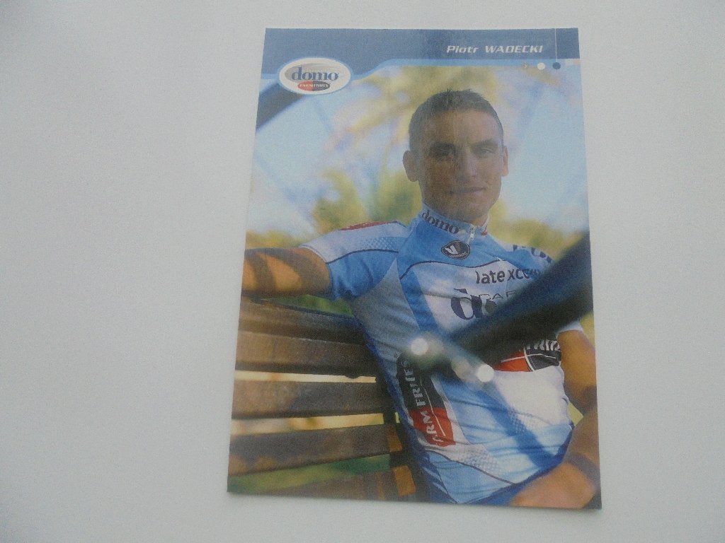 wielrenner - piotr wadecki, Verzenden, 1980 tot heden, Zo goed als nieuw, Foto