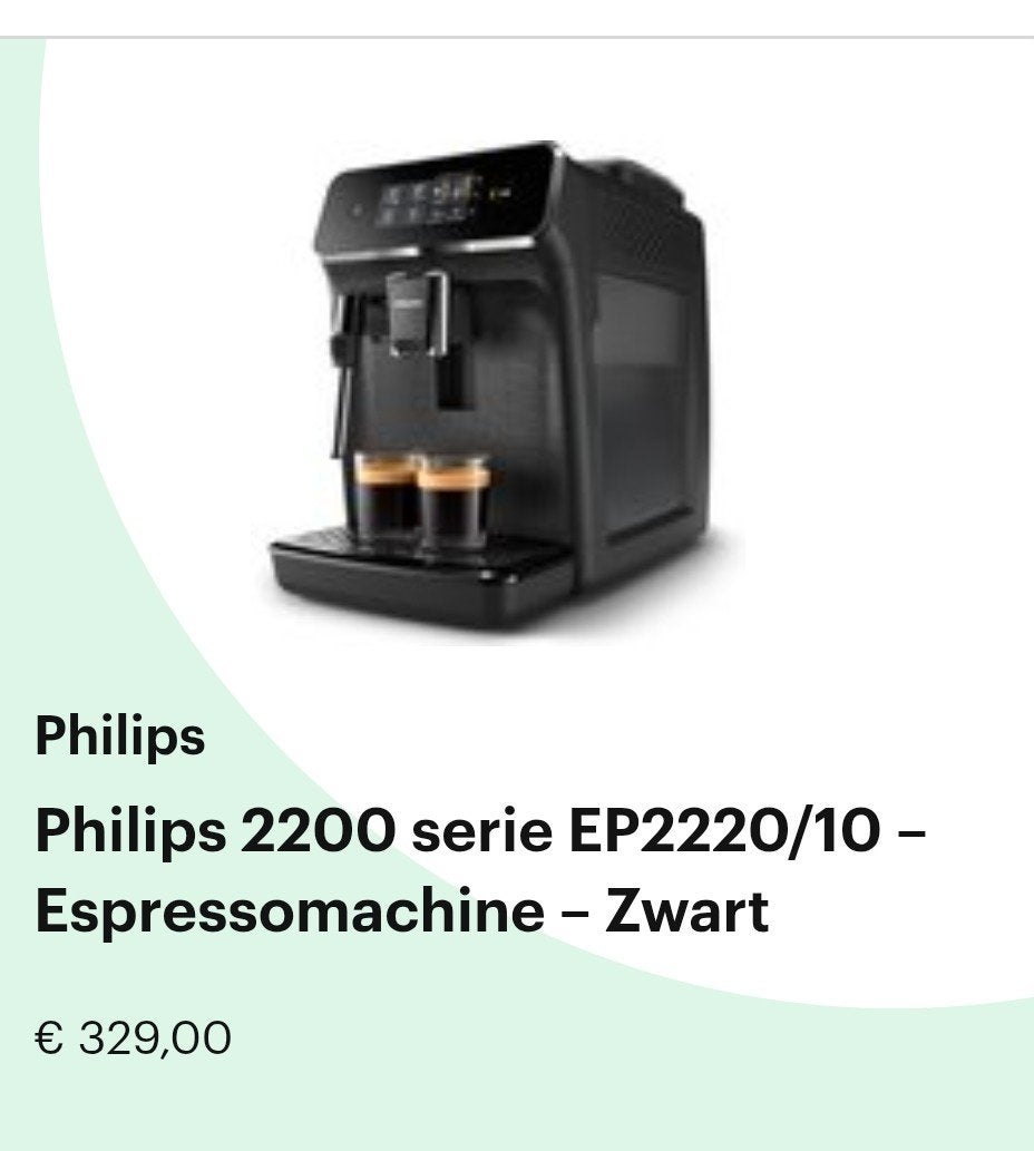 Koffiemachine Philips, Ophalen, Gebruikt, Koffiebonen, Philips